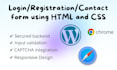 create an attractive login form using HTML and CSS