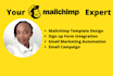create highly converting mailchimp email template design