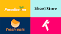 design a flat minimalist logo for you with variations