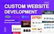 be full stack custom website developer to php laravel react website development