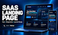 build a modern saas startup landing page in next js