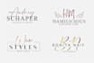 design elegant modern signature logo