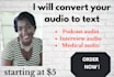 convert audio or video files to text