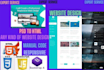 design modern website using html5,css3,jquery and bootstrap4
