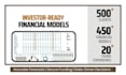 provide investor ready financial models