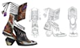 design and render footwear with tech pack
