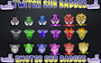 create 6 twitch sub badges 6 or twitch emotes in just 24 hur