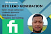 do b2b lead generation and build email list contact list