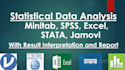 do survey data analysis, regression, mediation, moderation, correlation, report