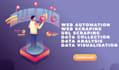 do web scraping, web automation, web crawling