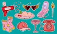 create hand drawn doodle illustrations, icons