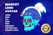 create mascot gaming logo and avatar