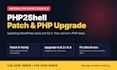 patch the PHP vulnerability, upgrade PHP and fix wordpress errors