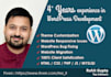 fix wordpress, PHP errors, issues and customization