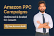 setup your amazon PPC campaign ads, amazon PPC management and optimization