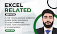 excel data entry, CSV, PDF to excel in 24 hours
