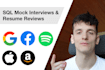 practice sql coding interviews with you