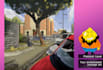 make 2d background, landscape illustration and concept art