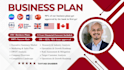 write a business plan for loan approval with financials