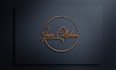 design script style, handwritten,real estate signature logo