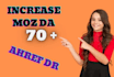 increase ahref domain rating DR your website