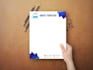 design a professional, unique and elegant letterhead