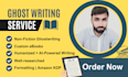 use ai as your non fiction and ebook ghostwriter