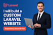 build a secure scalable laravel website and rest API