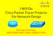 do cisco packet tracer projects routing , switching, subnetting