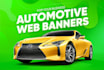 design automotive web banners