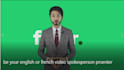 be your male french spokesperson