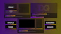 design animated twitch package, overlay, logo, facecam