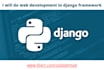 do web development in django framework