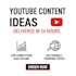 create viral and SEO youtube content ideas in 24 hours
