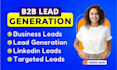 give you b2b lead generation for any targeted industry