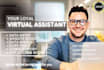 do accurate data entry, copy paste, web research, and virtual assistant tasks