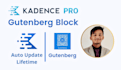 build website with gutenberg blocks and kadence block