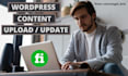 be your wordpress content VA upload blog post, post article, data research