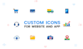 design custom icons for your mobile app or website