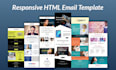 design, develop and fix HTML email template newsletter