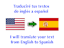 translate english to spanish