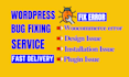 fix wordpress error, woocommerce error, issue, and bug