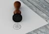 design a digital stamp logo for you and more