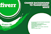 do change background to transparent, white