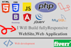 make responsive website using html,css,js,php,mysql