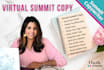 write your virtual summit copy
