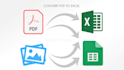 convert PDF and images to google sheets or excel