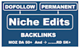 do real blogger outreach link insertion or niche edits or curated links