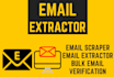 do bulk email extraction, email scrapper, hunter