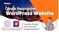 create wordpress website design and development